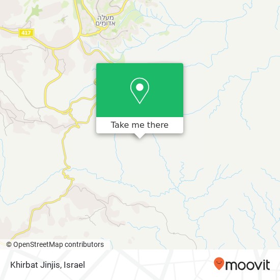Карта Khirbat Jinjis