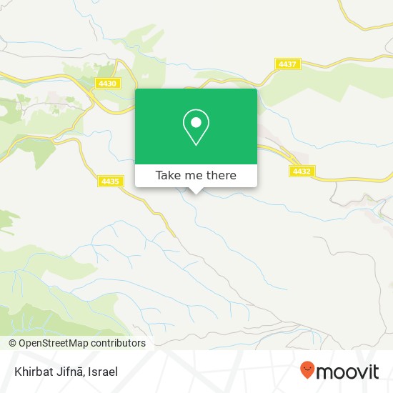 Карта Khirbat Jifnā