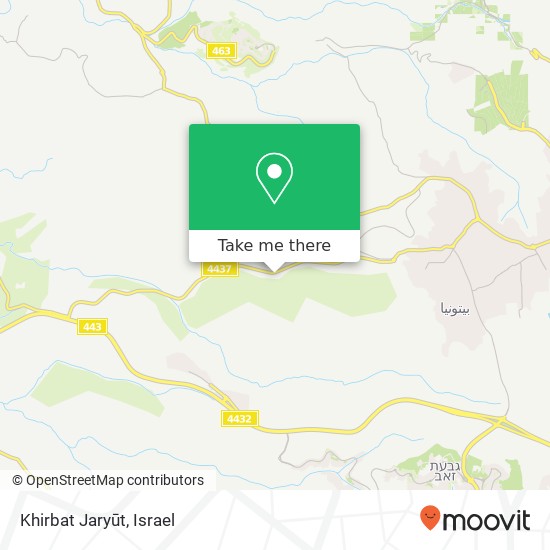 Khirbat Jaryūt map