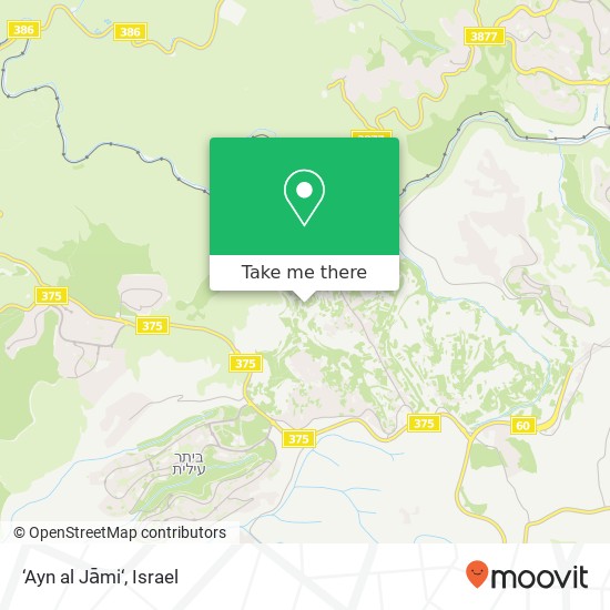 ‘Ayn al Jāmi‘ map