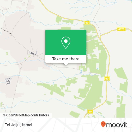 Tel Jaljul map