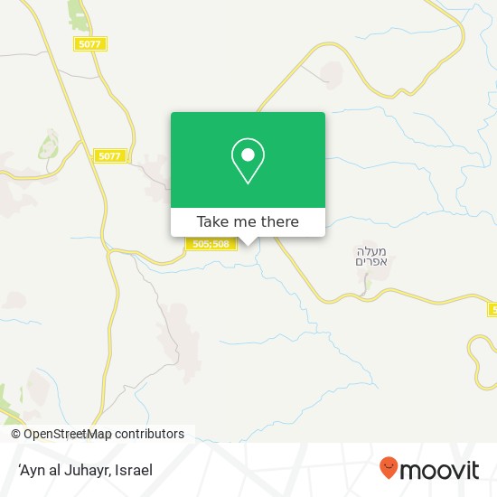 ‘Ayn al Juhayr map