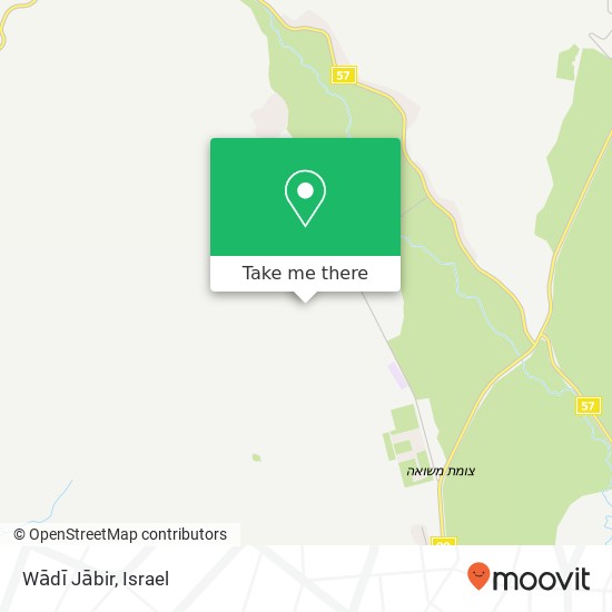 Wādī Jābir map