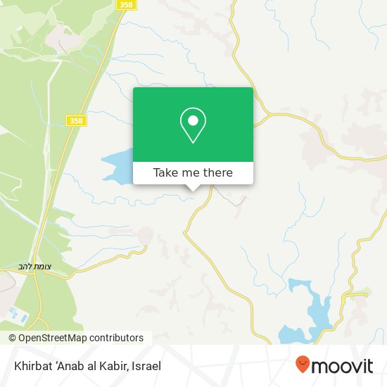 Khirbat ‘Anab al Kabir map