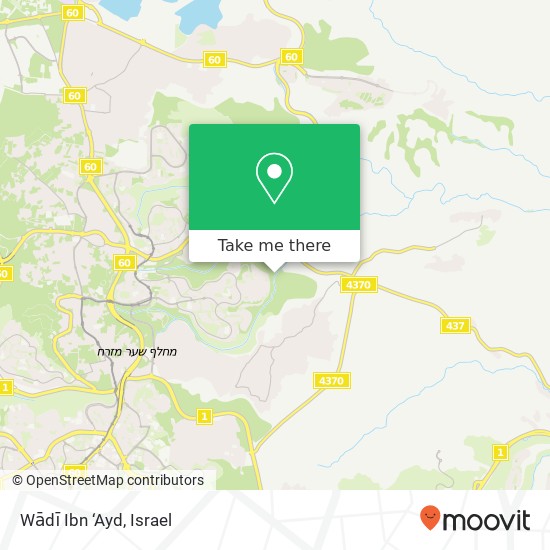 Wādī Ibn ‘Ayd map