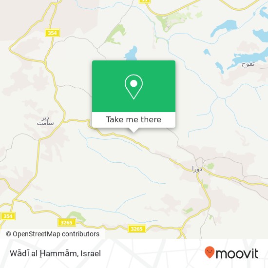 Карта Wādī al Ḩammām