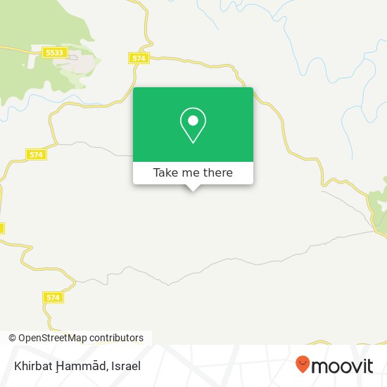 Khirbat Ḩammād map