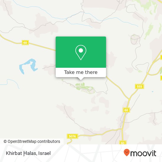 Карта Khirbat Ḩalas