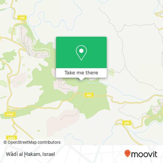 Карта Wādī al Ḩakam