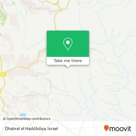 Карта Ḍhahrat el Haddādiya