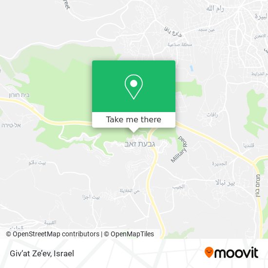 Giv‘at Ze’ev map