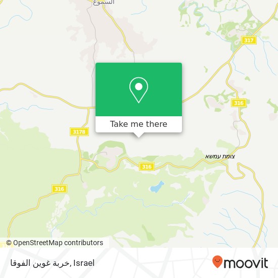 خربة غوين الفوقا map