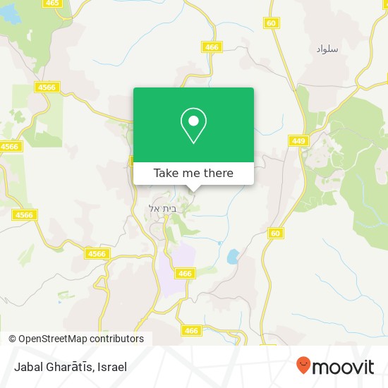 Карта Jabal Gharātīs