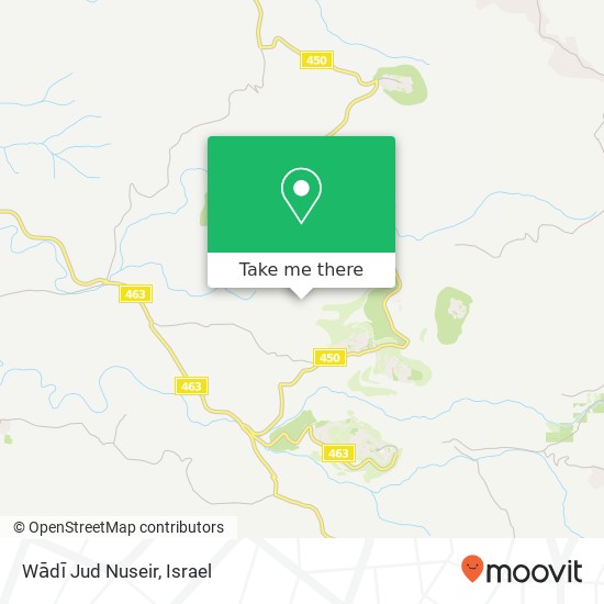 Карта Wādī Jud Nuseir