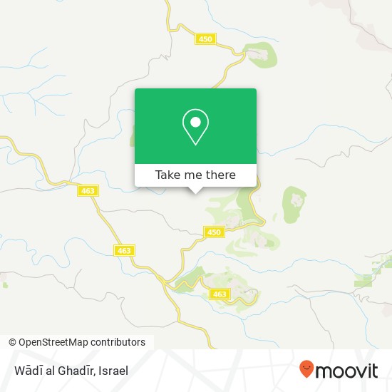 Карта Wādī al Ghadīr
