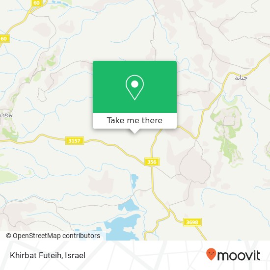 Khirbat Futeih map