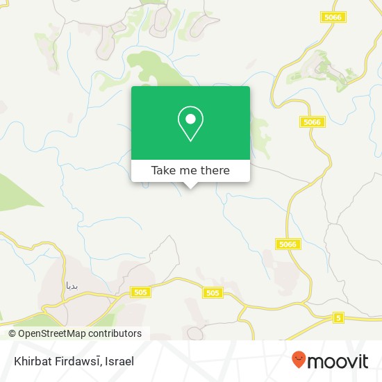 Карта Khirbat Firdawsī