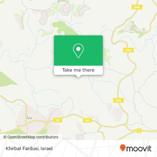 Карта Khirbat Fardusi