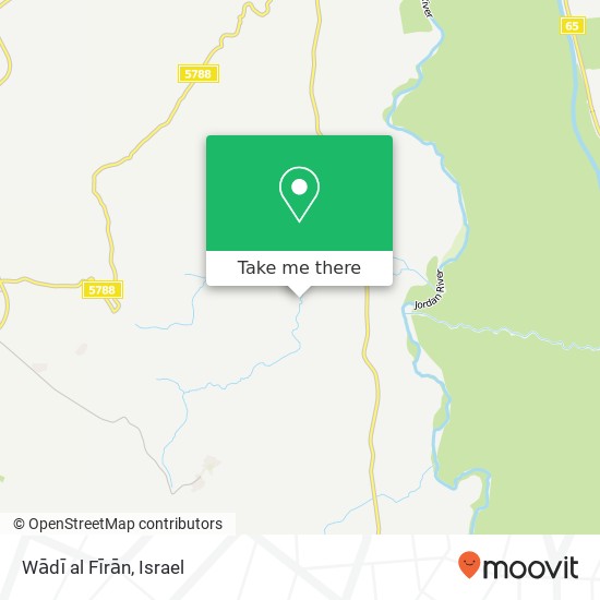 Wādī al Fīrān map