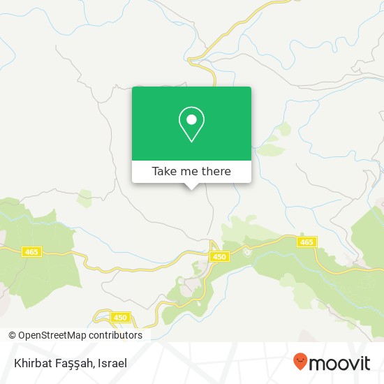 Khirbat Faşşah map