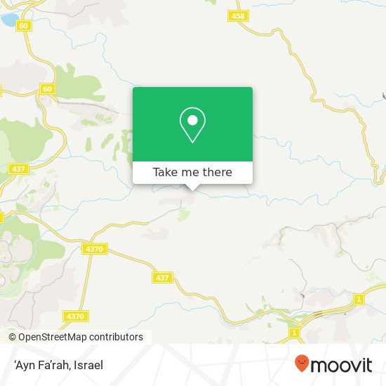 ‘Ayn Fa’rah map