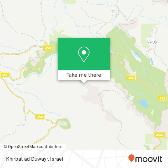 Khirbat ad Duwayr map