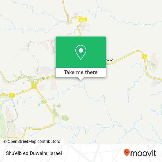 Shu‘eib ed Duweinī map