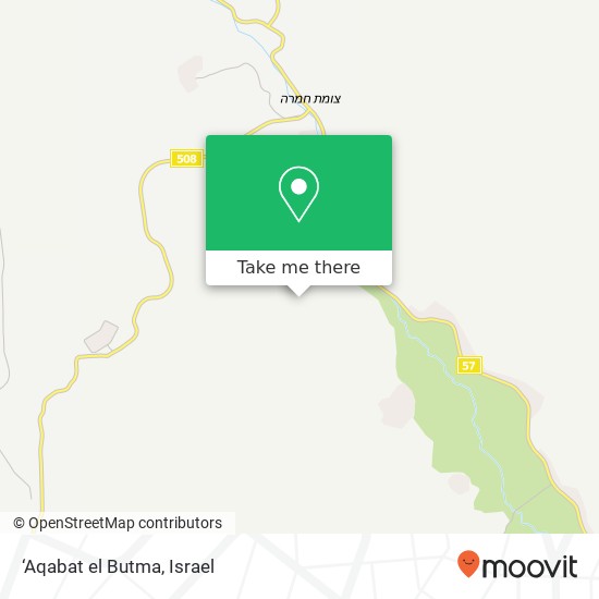 ‘Aqabat el Butma map