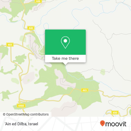 ‘Ain ed Dilba map