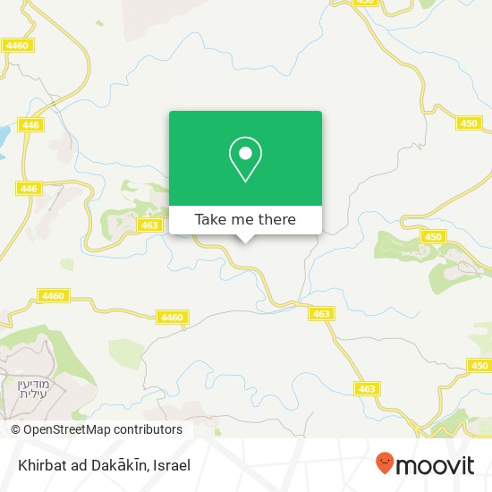 Khirbat ad Dakākīn map