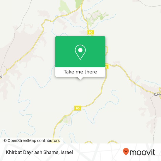 Khirbat Dayr ash Shams map