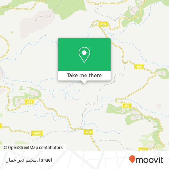 مخيم دير عمار map