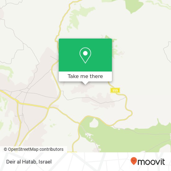 Карта Deir al Hatab