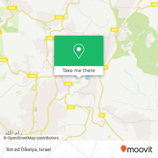 ‘Ain ed Dāwiya map