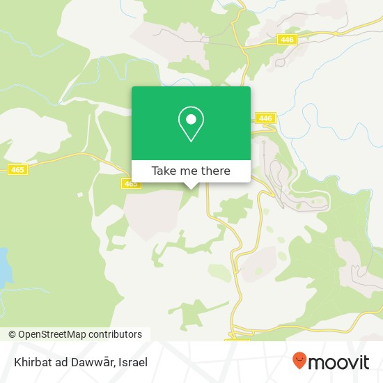 Карта Khirbat ad Dawwār