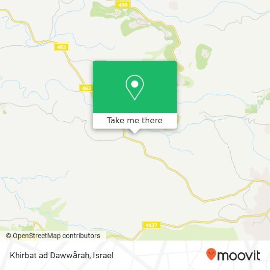 Khirbat ad Dawwārah map