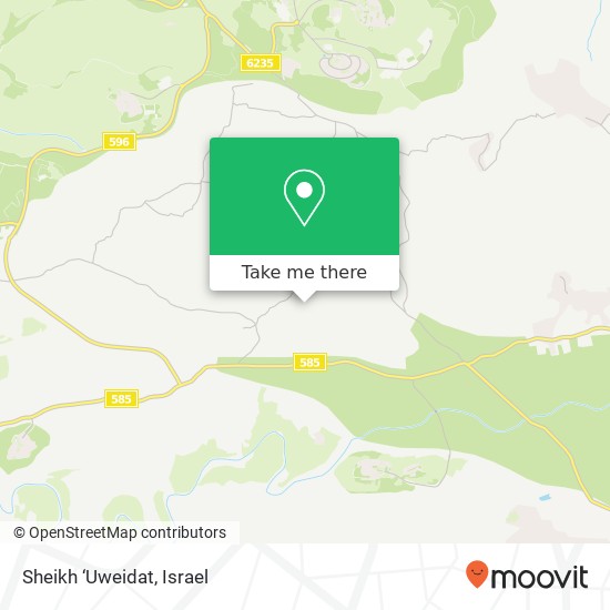 Sheikh ‘Uweidat map