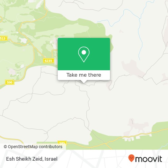 Esh Sheikh Zeid map