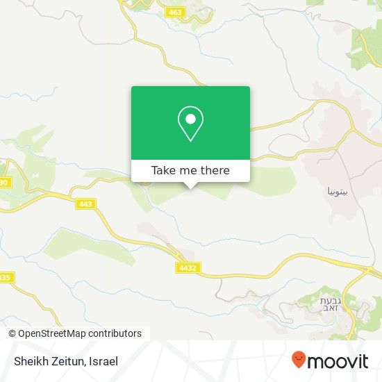 Sheikh Zeitun map