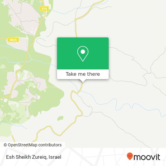 Esh Sheikh Zureiq map