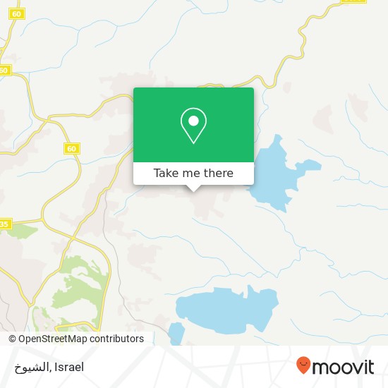 الشيوخ map