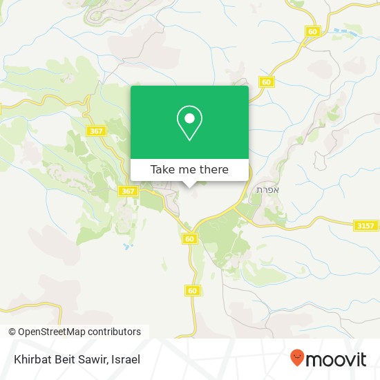 Khirbat Beit Sawir map