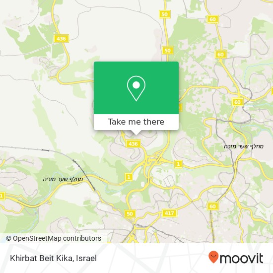 Khirbat Beit Kika map
