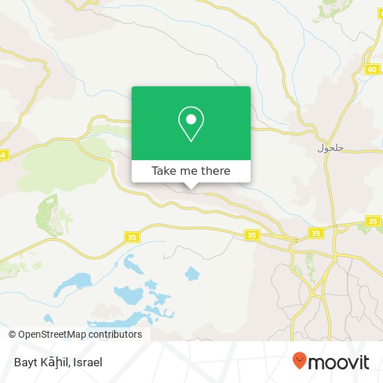 Карта Bayt Kāḩil