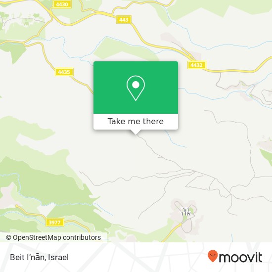 Beit I‘nān map