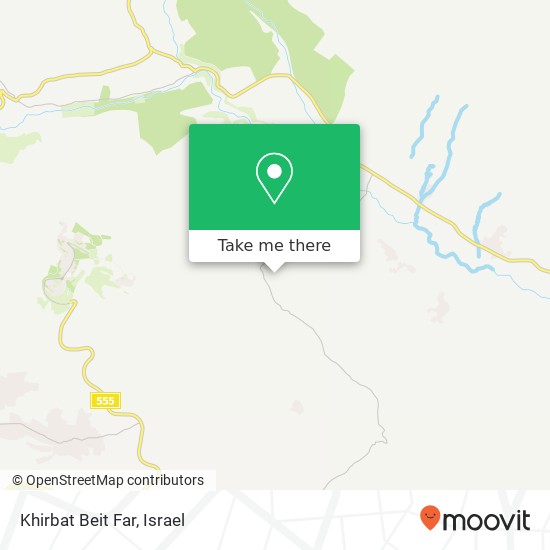 Карта Khirbat Beit Far