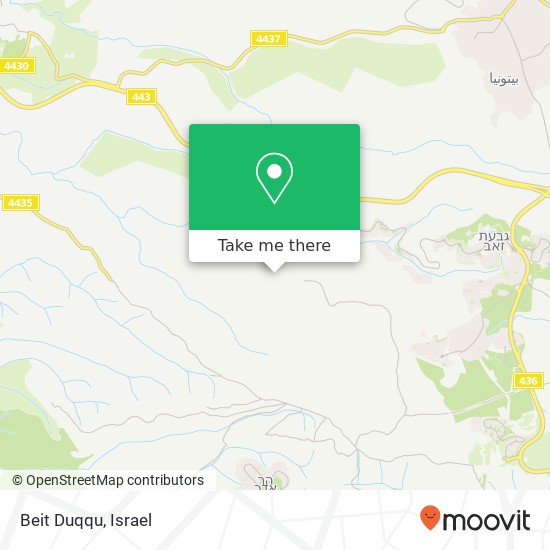 Карта Beit Duqqu