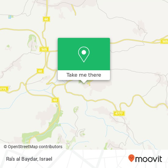 Ra’s al Baydar map