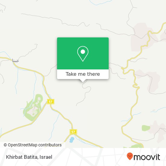 Карта Khirbat Batita