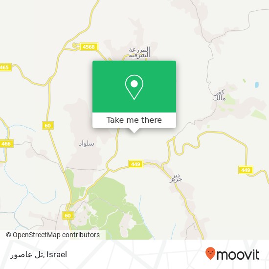 Карта تل عاصور